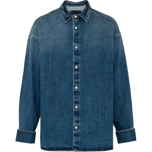 PRADA SS24 Denim Jacket Men's Blue