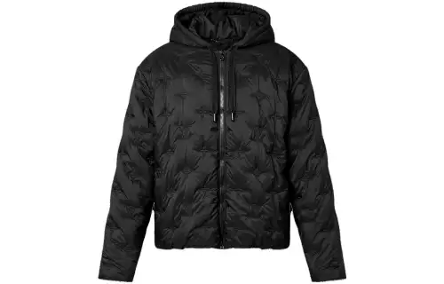 Lv Monogram Quilted Hooded Blouson