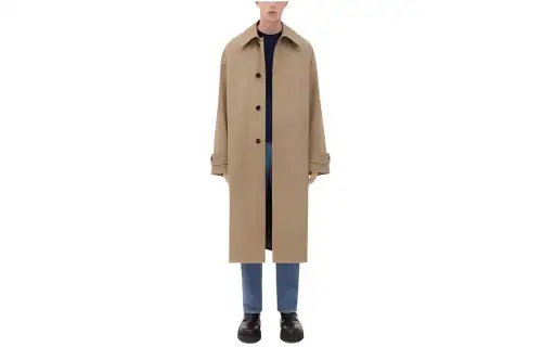 Bottega Veneta Coat Men's Khaki