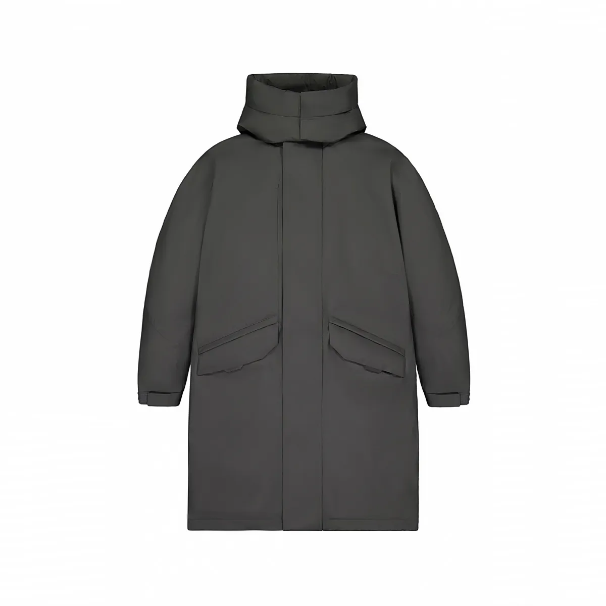 New Balance NB Grey Down Jacket Unisex Dark Gray