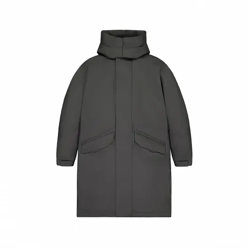New Balance NB Grey Down Jacket Unisex Dark Gray