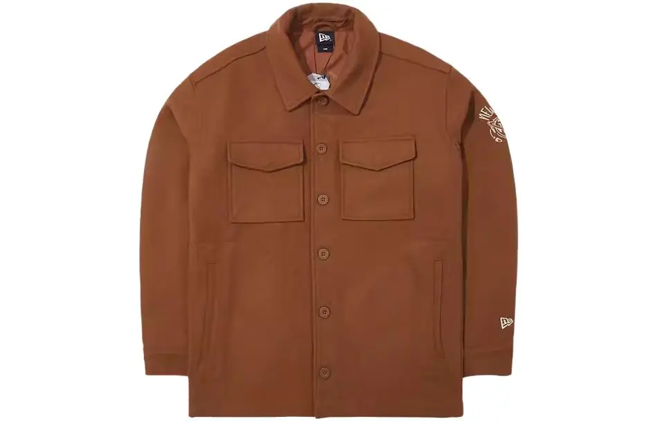 New Era Jackets Men's Brown Moderate