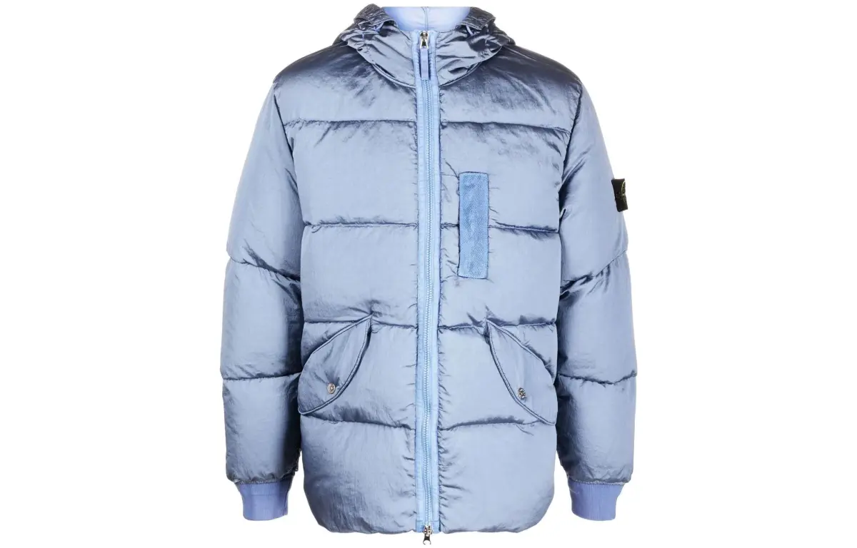 STONE ISLAND SS23 Nylon Meta Down Jacket Unisex Night Blue