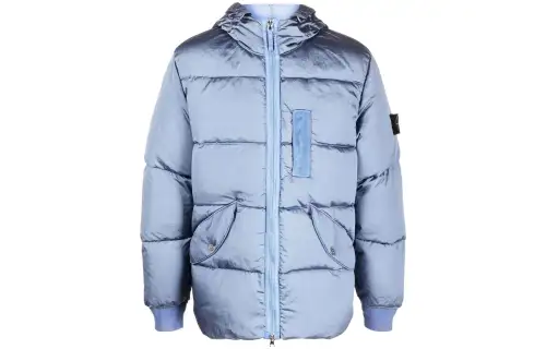 STONE ISLAND SS23 Nylon Meta Down Jacket Unisex Night Blue