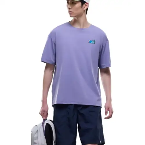 Anta Outdoor Collection T Shirt Men's Dusk Glow Purple