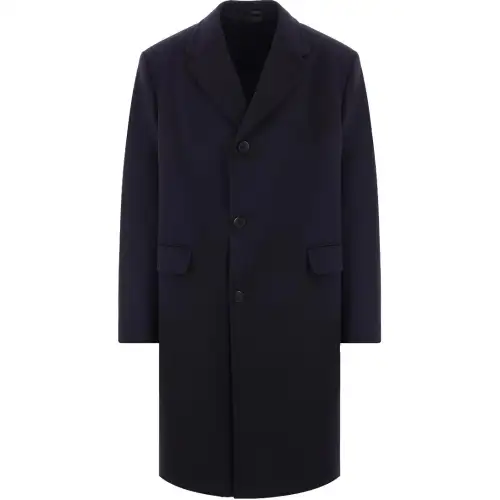 Prada Single-Breasted Straight Hem Coat