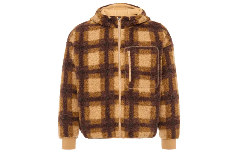 UNIQLO Velvet Jackets Unisex Hooded Moderate