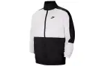 Nike Jackets Men's Black White Stand Collar Moderate Other
