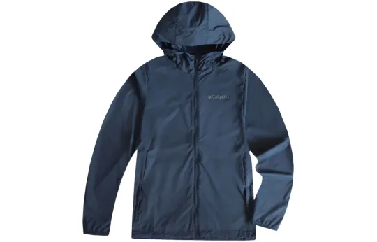 Columbia City Outdoor Collection Breathable And Windproof Sun Protection Clothing Men's Blue