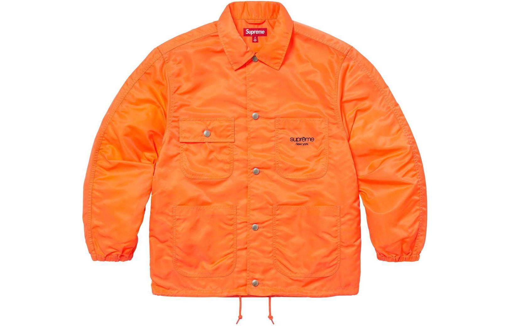 Пальто Supreme SS24 WEEK8 NYLON CHORE COAT (черное)