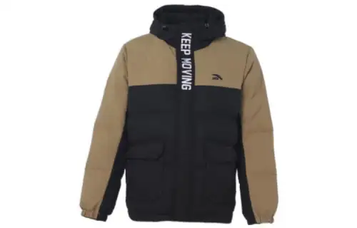 ANTA Down Jackets Men's Black Hooded Moderate