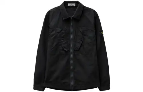 STONE ISLAND FW23 Jackets & Coats Men's Black