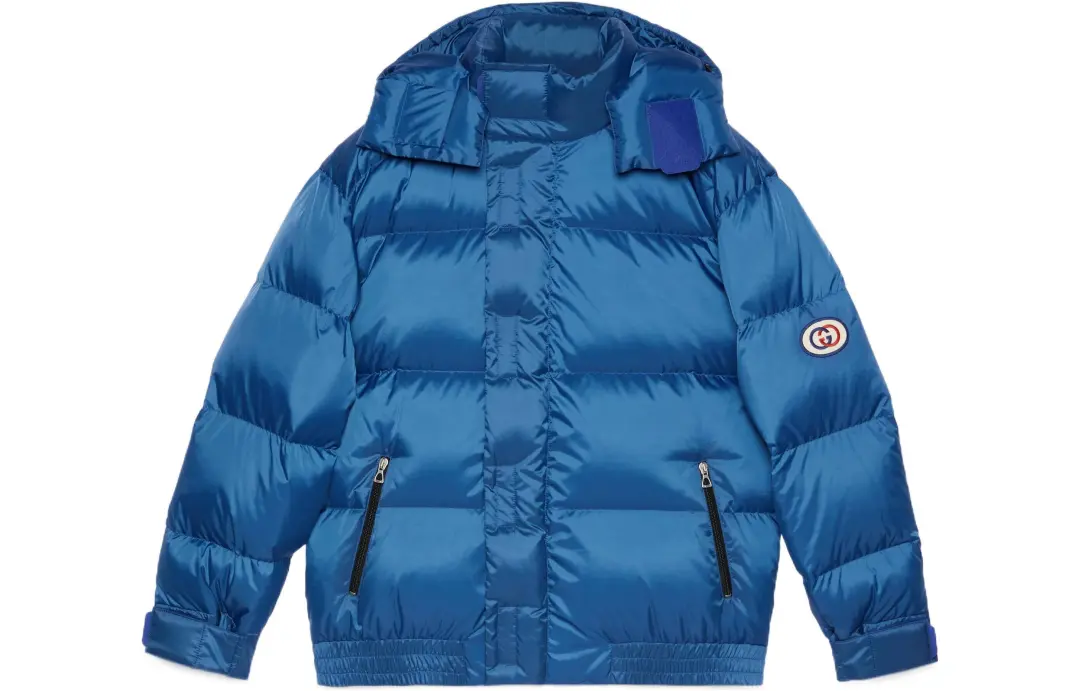 GUCCI FW22 Down Jacket Men's Bright Blue