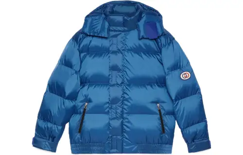 GUCCI FW22 Down Jacket Men's Bright Blue
