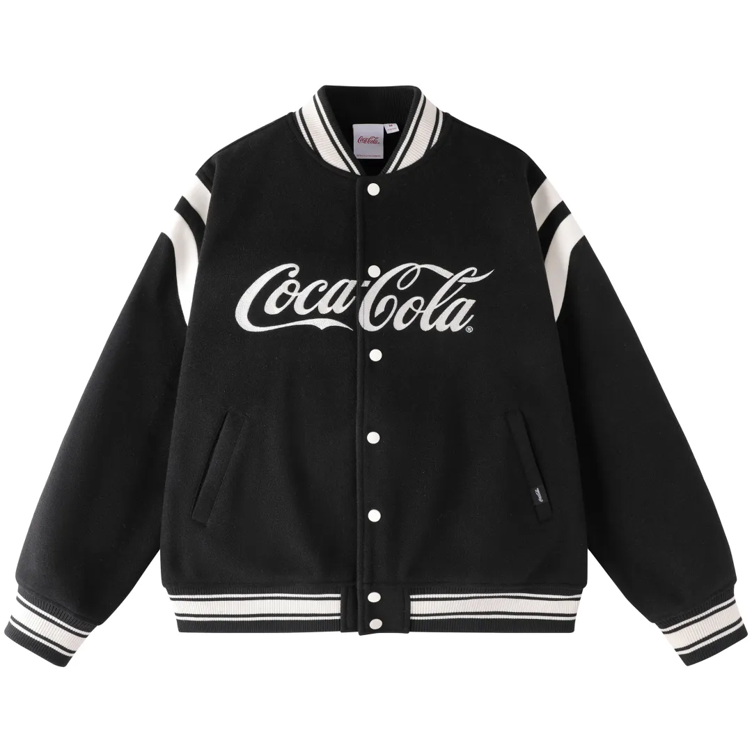 Coca Cola Baseball Jacket Coat Unisex