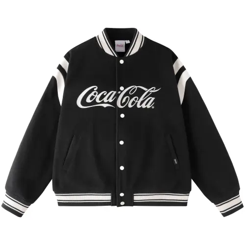 Coca Cola Baseball Jacket Coat Unisex