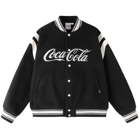 Coca Cola Baseball Jacket Coat Unisex