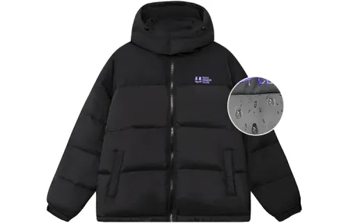 ER Down Jackets Unisex Hooded Thickened Down Jacket