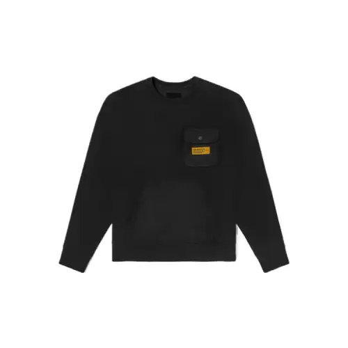 Vans Sweatshirts Men's Black Crew Neck Moderate Regular