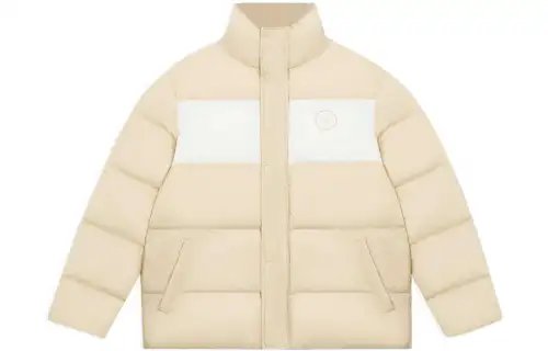 Li Ning Puffer Jacket Men's Beige Yellow