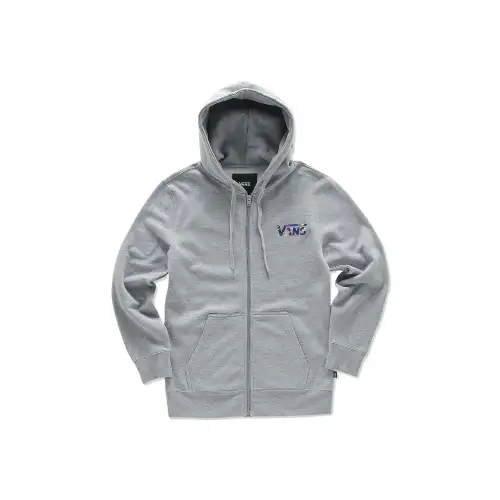 Vans Sweatshirts Men's Gray Hooded Moderate Regular
