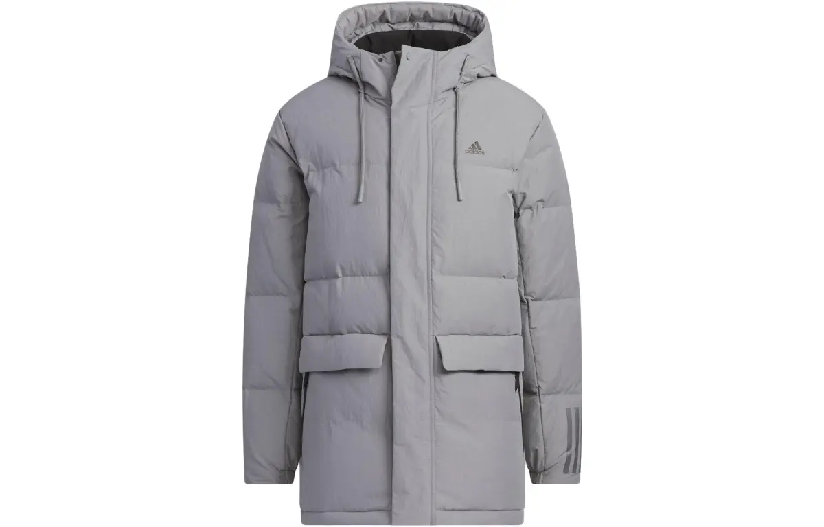Adidas Daily DOWN MID LENGTH JACKET Down Jacket Men's Gray
