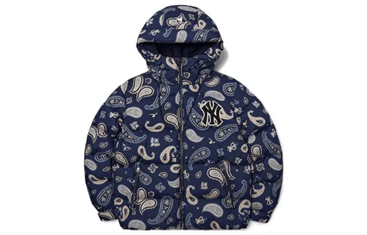 MLB Down Jacket Short Unisex Dark Marine Blue
