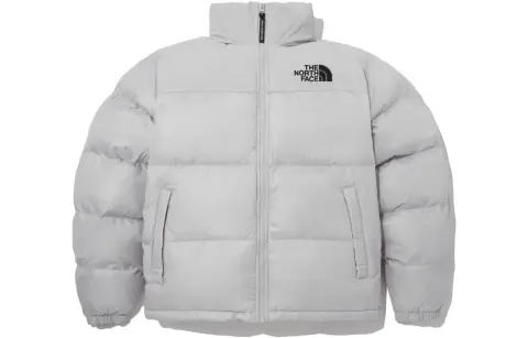 THE NORTH FACE M'S Nuptse On Ball Jacket Light Gray Unisex Korea Version