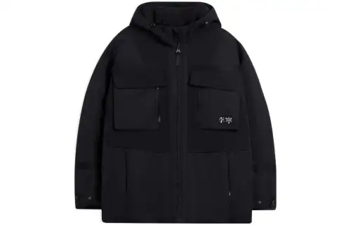 Li Ning Sports Trendy Collection Down Jacket Men's Black