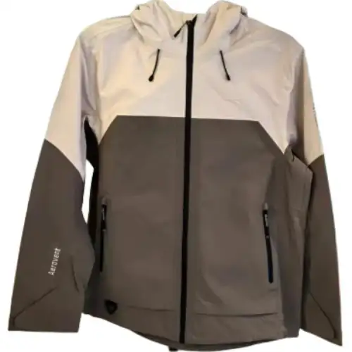 ANTA Outdoor Collection Windbreaker Jackets Men's Earth Umber/Chalk Hooded Moderate