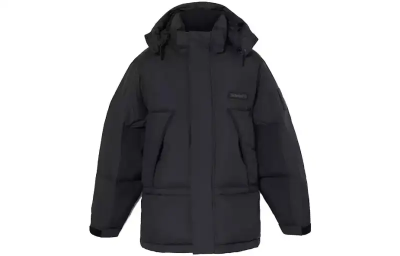 Timberland Coats Men's Black Hooded Moderate