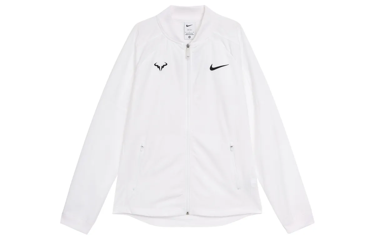 Nike Jackets Men's White Stand Collar Moderate Other