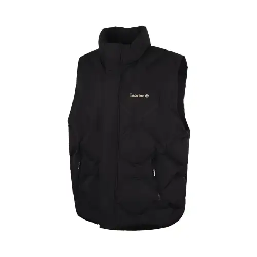 Timberland Vests Men's Black 001 Stand Collar Moderate Other