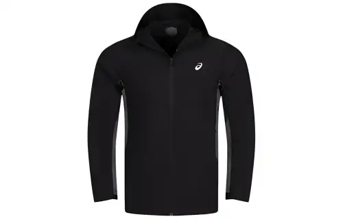 ASICS LUMINOUS Jackets Men's Black Hooded Moderate Other