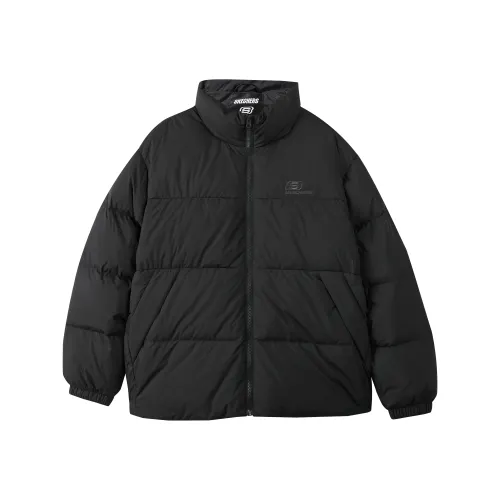 Skechers Down Jacket Unisex Carbon Black