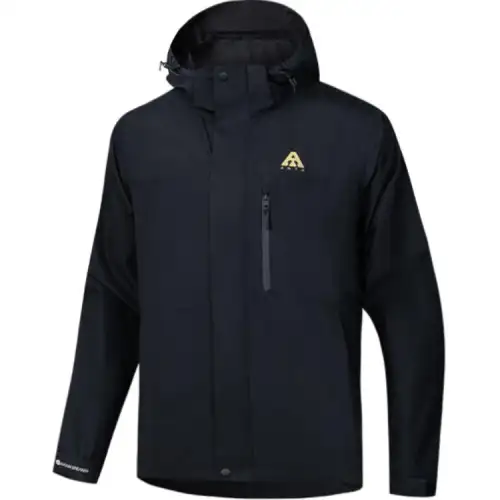 Anta Trail Running Windproof Windbreaker Jacket Unisex Black