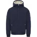 THE NORTH FACE Puffer Jackets Men's Marine Blue Hooded Moderate