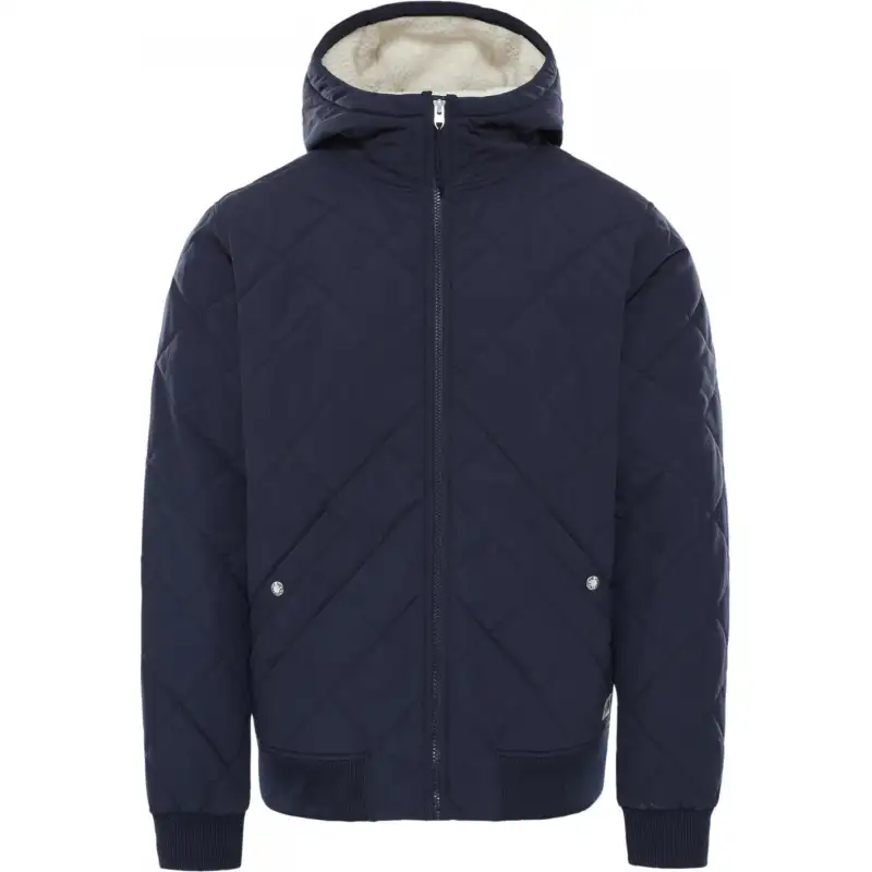 THE NORTH FACE Puffer Jackets Men's Marine Blue Hooded Moderate