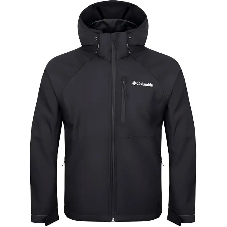 Columbia Hiking FW24 Outdoor Hiking Waterproof And Windproof To Keep Warm Windbreaker Jacket Men's Black