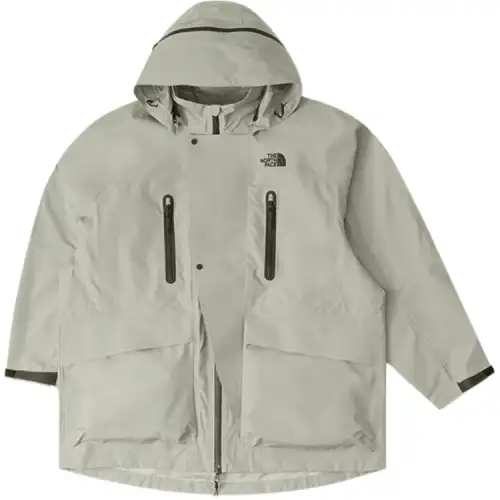 THE NORTH FACE Urban Exploration Waterproof, Windproof, And Breathable Windbreaker Jacket Men's Gray