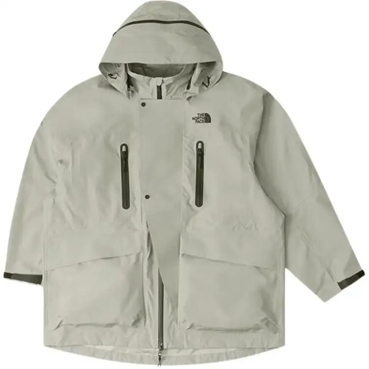 THE NORTH FACE Urban Exploration Waterproof, Windproof, And Breathable Windbreaker Jacket Men's Gray