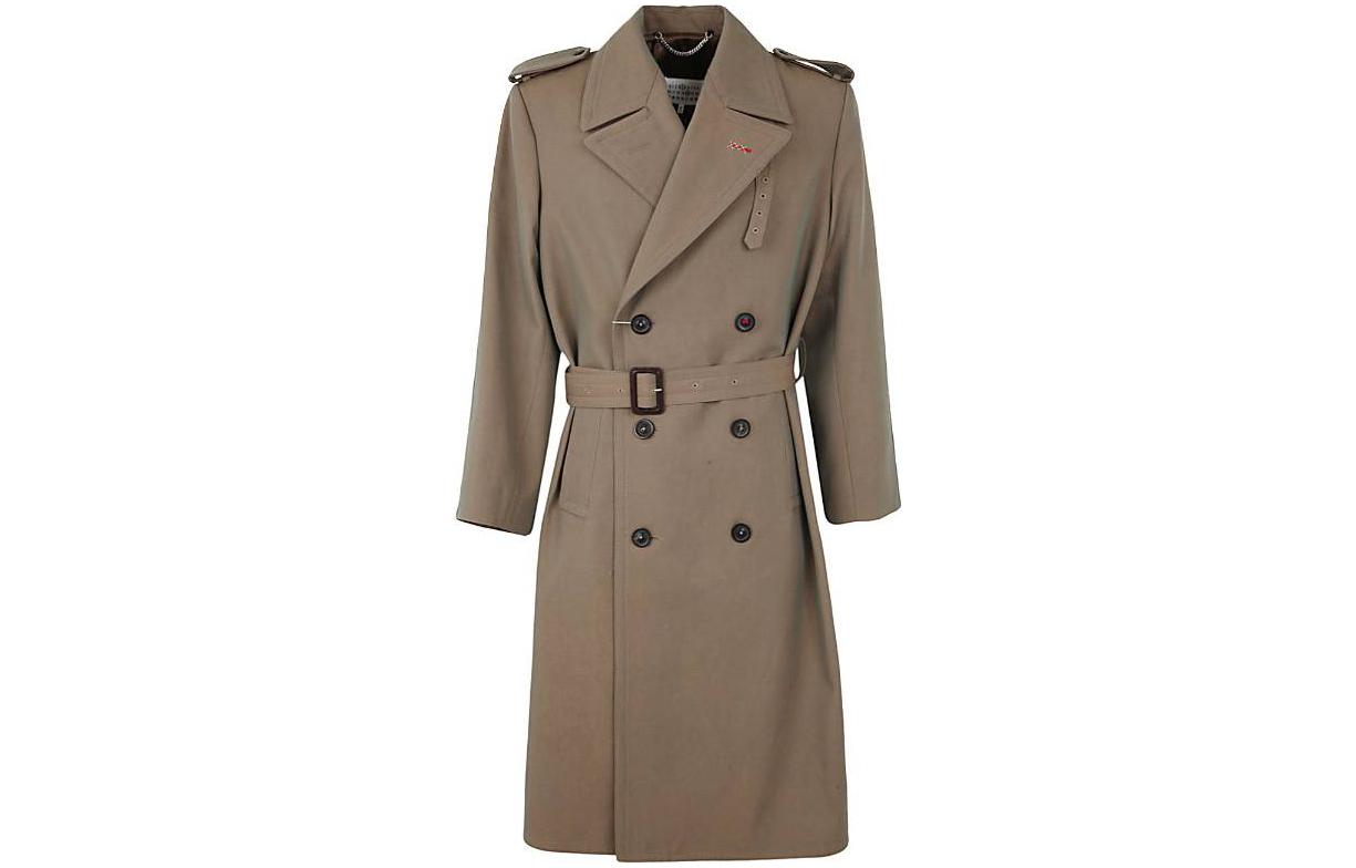 Мужское пальто Maison Margiela SI1AH0002S54159154 (коричневое)