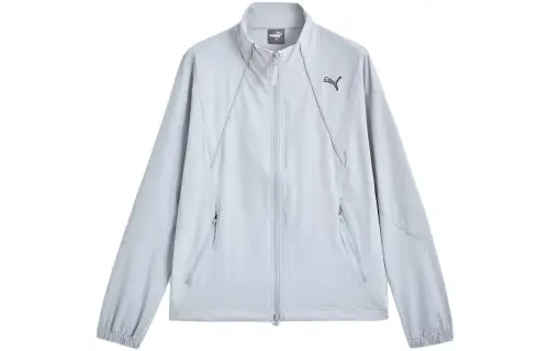 PUMA Jackets Men's Feather Gray Stand Collar Moderate Other