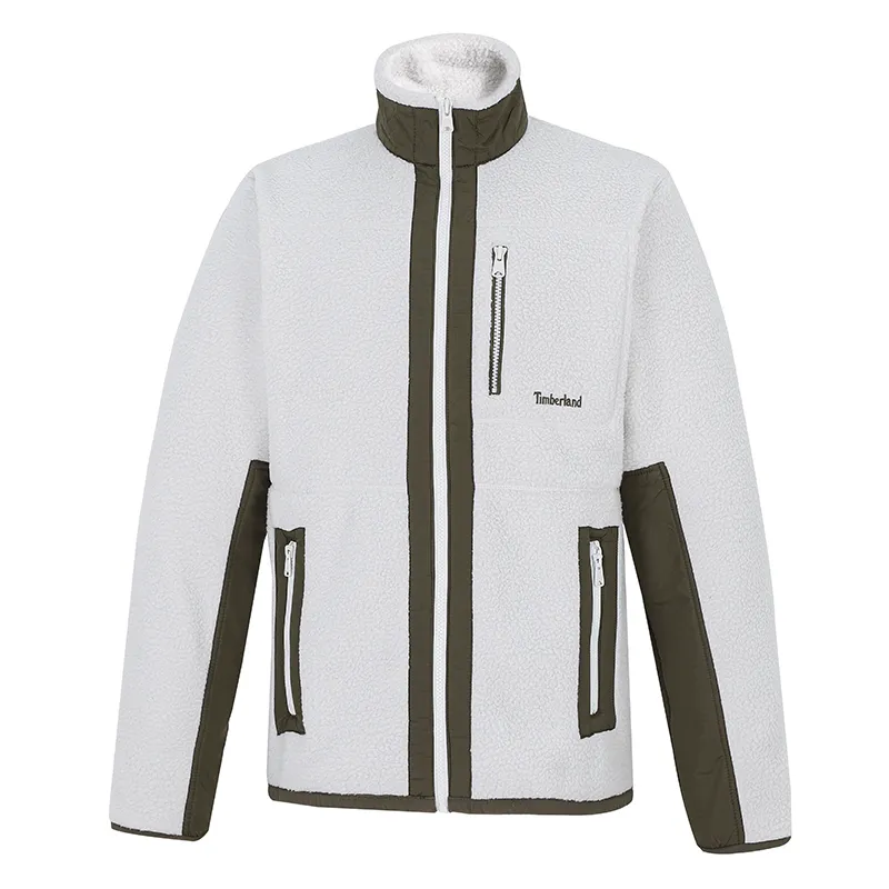 Timberland Velvet feel Coat Men's White Sand