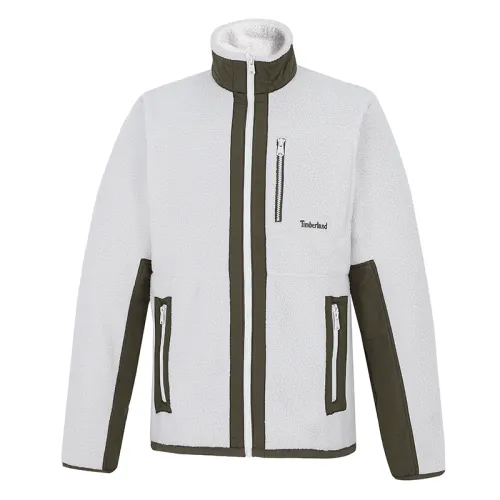 Timberland Velvet feel Coat Men's White Sand