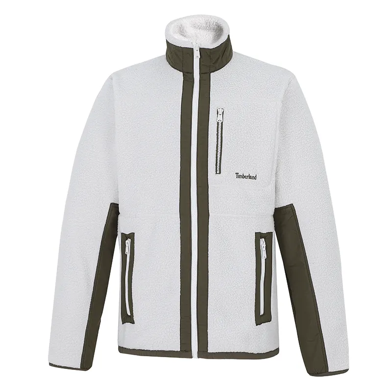 Timberland Velvet feel Coat Men's White Sand
