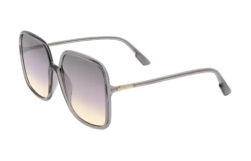 DIOR Square Sunglasses Women's Gray