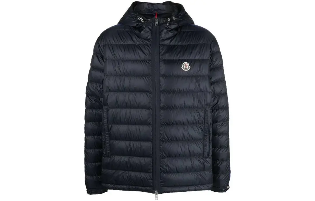 Moncler Agout logo-patch puffer jacket