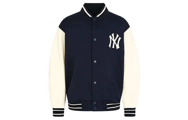 MLB Baseball Jacket Unisex Navy Blue