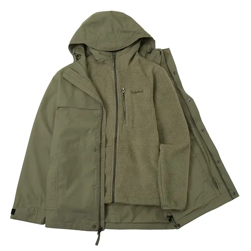 Timberland Windproof Abrasion Resistant Thermal Windbreaker Jacket Men's Green